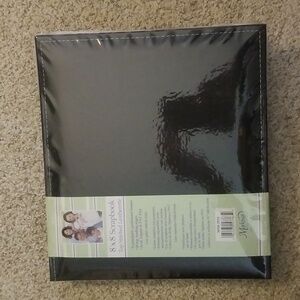 Black Leatherette 8x8 Scrapbook